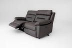 Lucca Inc Lay-Z-Boy Style Fabric Power Recliner 3 Seater Sofa