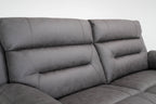 Lucca Inc Lay-Z-Boy Style Fabric Power Recliner 3 Seater Sofa