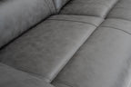 Lucca Inc Lay-Z-Boy Style Fabric Power Recliner 3 Seater Sofa
