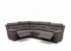 Lucca Inc Lay-Z-Boy Style Fabric Power Recliner Corner Sofa