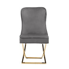 Belle Button Back Grey Dining Chair