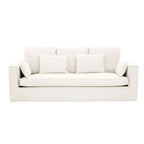 Menton 3 Seat Cream Sofa