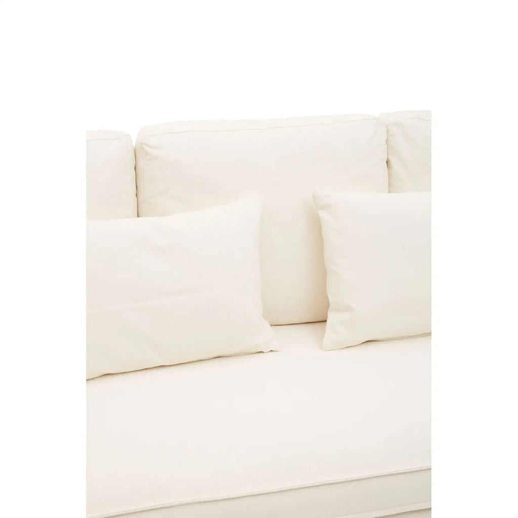 Menton 3 Seat Cream Sofa