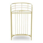 Rabia Gold Finish Lounge Chair