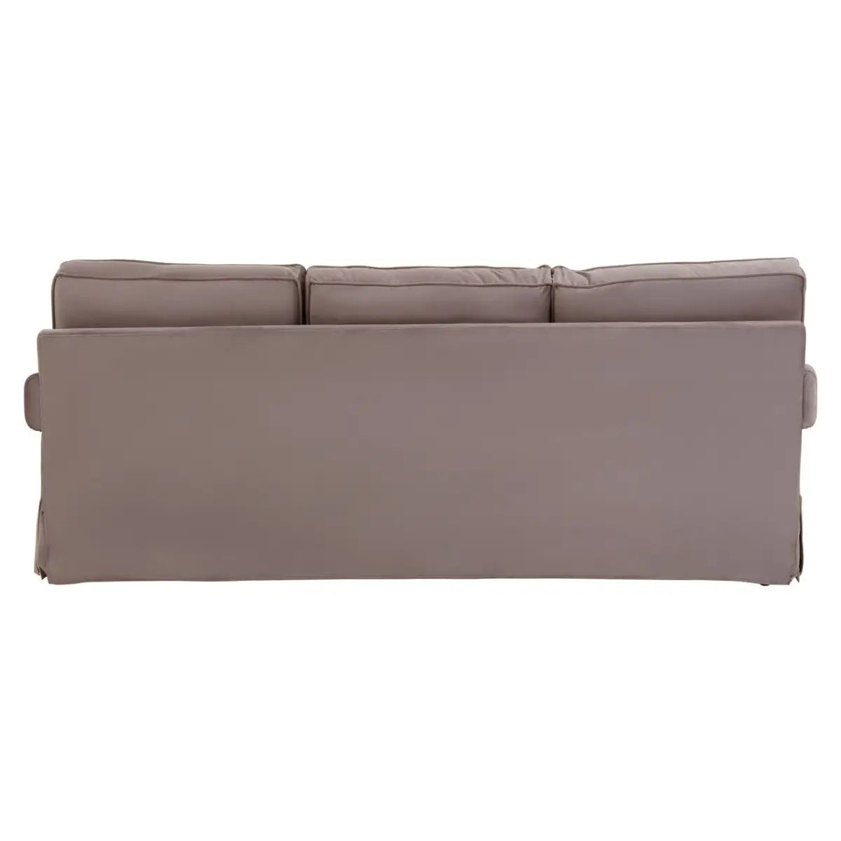 Ralph Three Seat Mink Velvet Sofa