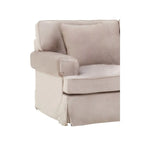 Ralph Two Seat Mink Velvet Sofa