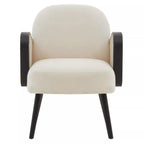 Hala Natural Velvet Armchair