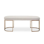 Gilden Natural Bench With Curved Base