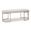 Gilden Natural Bench With Curved Base