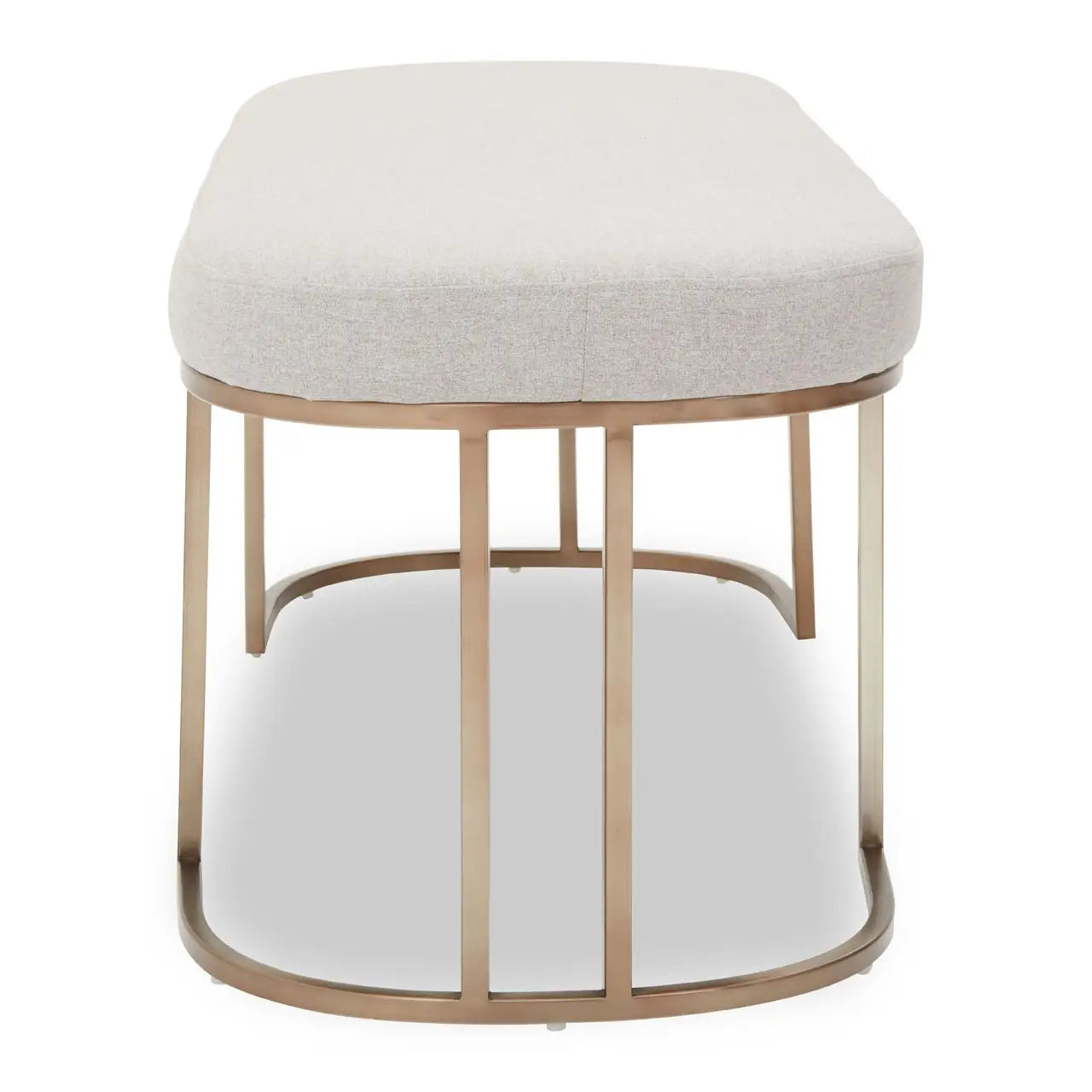 Gilden Natural Bench With Curved Base