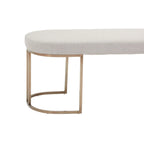 Gilden Natural Bench With Curved Base