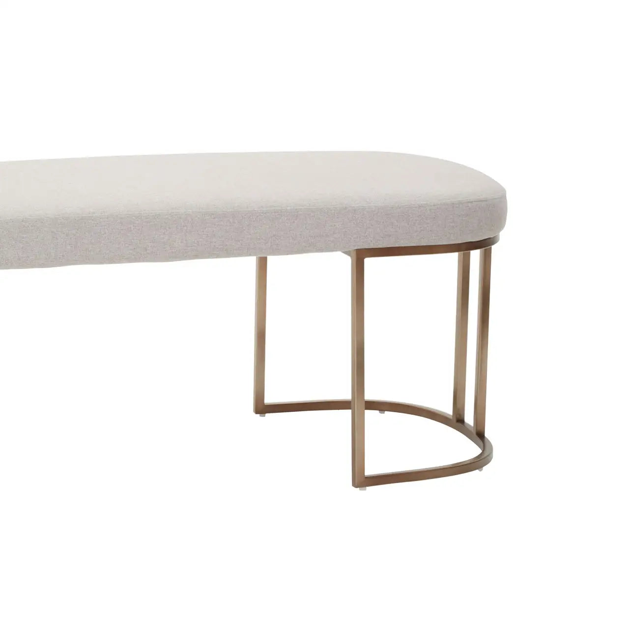 Gilden Natural Bench With Curved Base