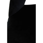 Warren Black Velvet Bar Chair