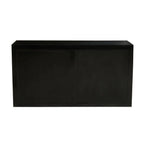 Sarter Seven Drawer Black Mango Wood Chest