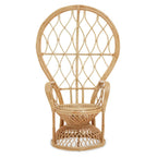 Java Natural Rattan Curved Chair