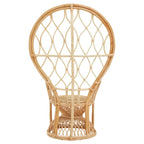 Java Natural Rattan Curved Chair