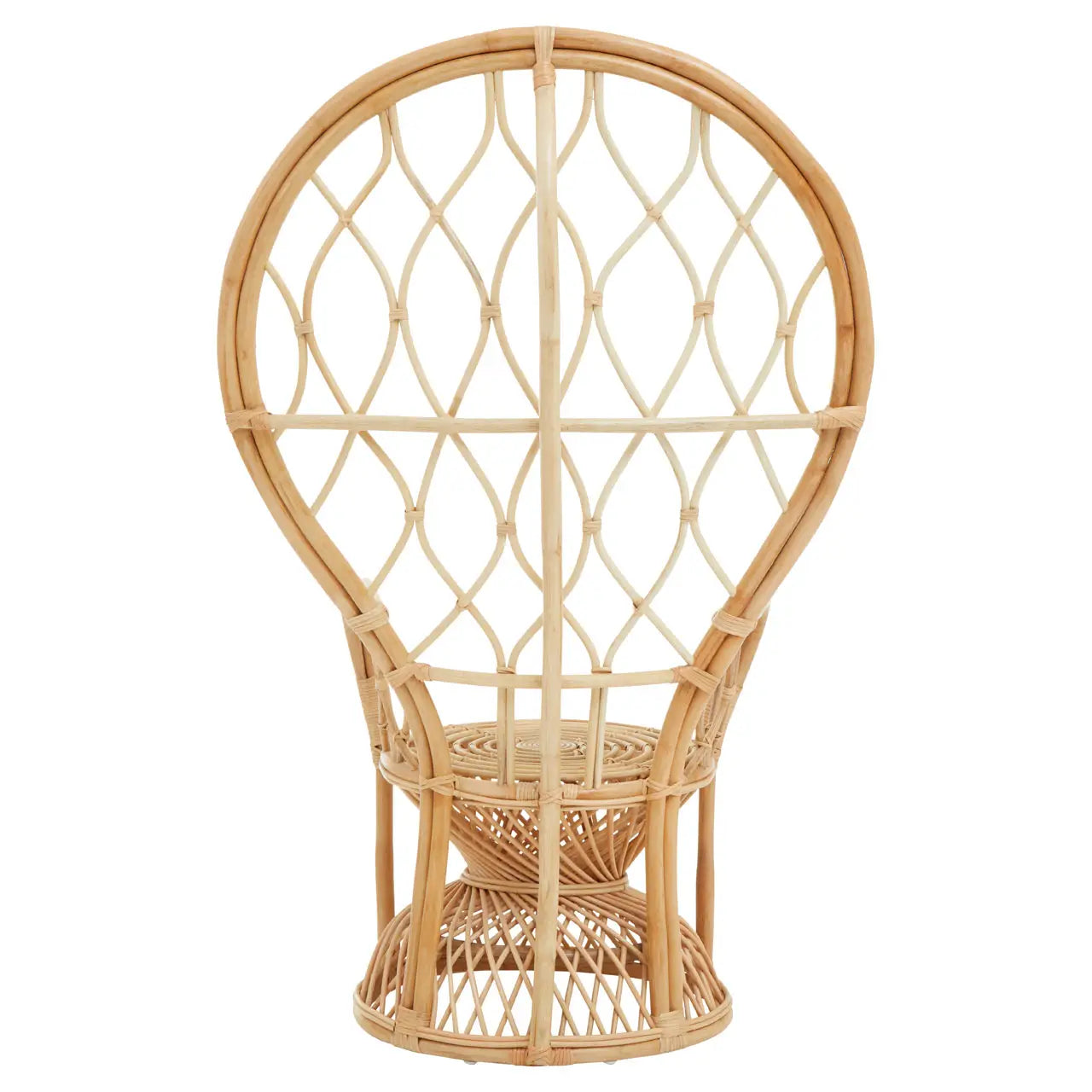 Java Natural Rattan Curved Chair