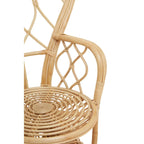 Java Natural Rattan Curved Chair