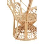 Java Natural Rattan Curved Chair
