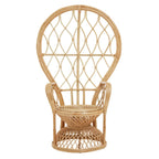 Java Natural Rattan Curved Chair