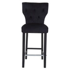 Decatour Black Bar Stool