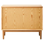 Lyon Rattan and Oak Wood Two Drawer Chest