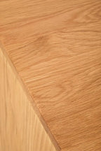 Lyon Rattan and Oak Wood Two Drawer Chest