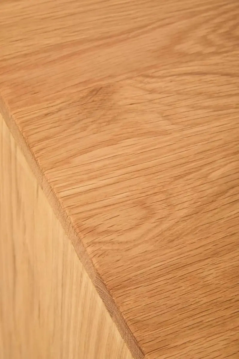 Lyon Rattan and Oak Wood Two Drawer Chest