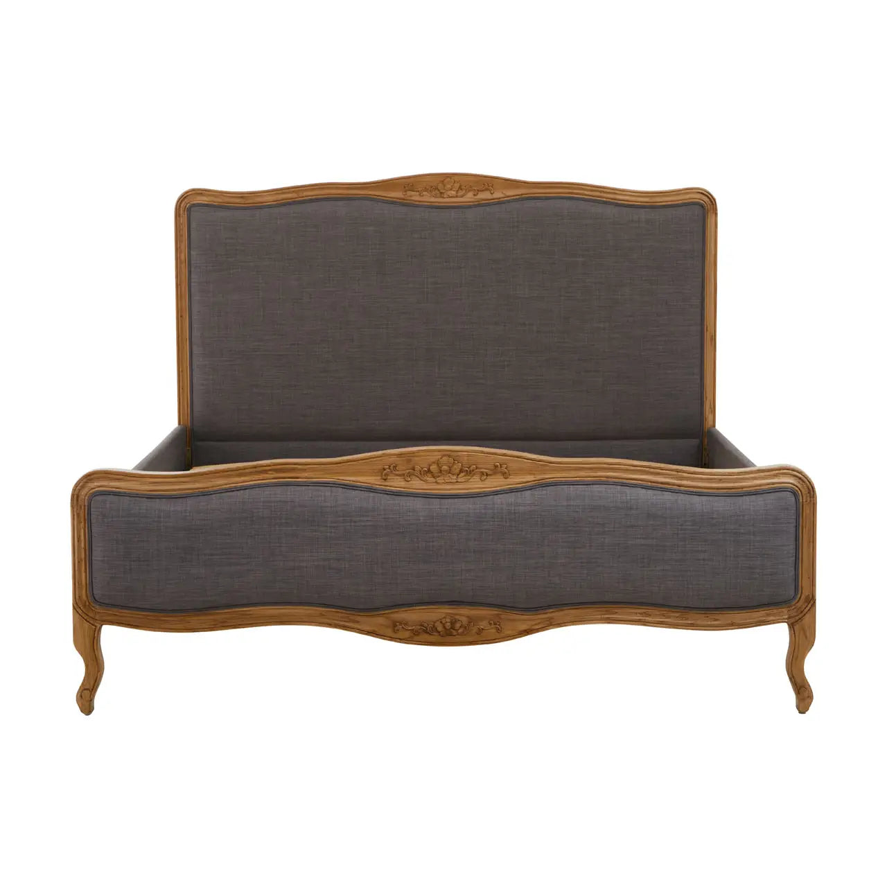 Parkside Grey Fabric Kingsize Bed