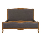 Parkside Grey Fabric Super Kingsize Bed