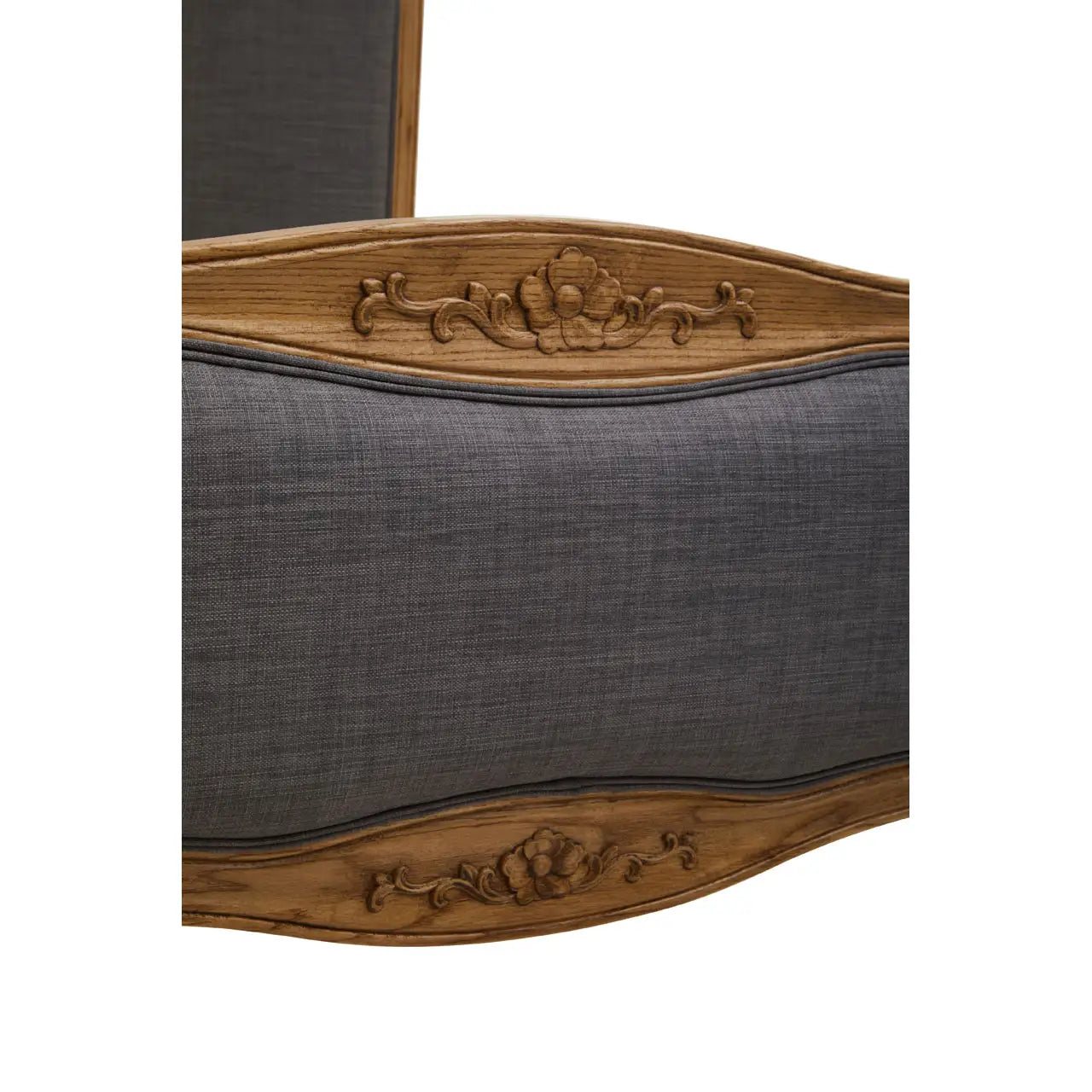 Parkside Grey Fabric Super Kingsize Bed