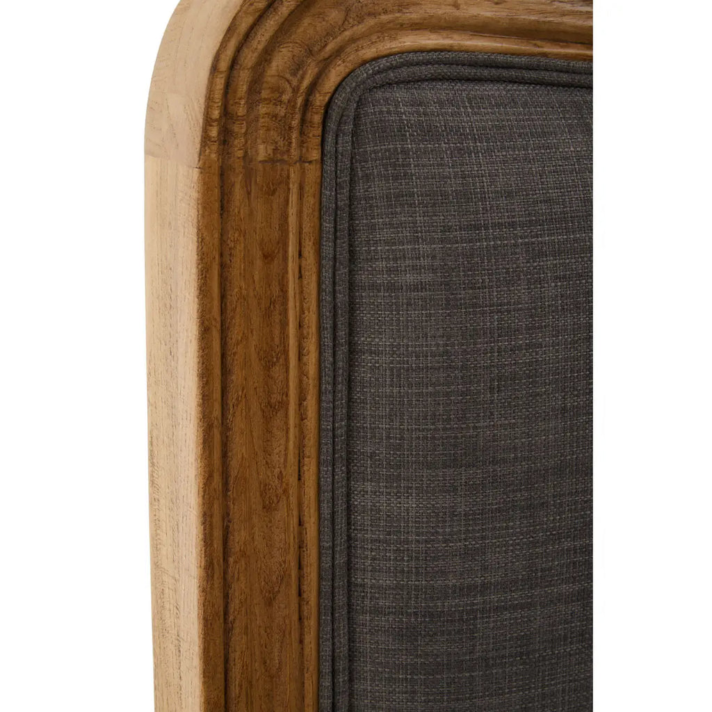 Parkside Grey Fabric Super Kingsize Bed