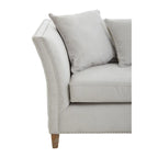 Sutton Three Seat Grey Fabric Sofa