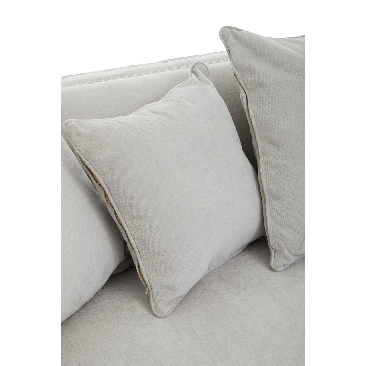 Sutton Three Seat Grey Fabric Sofa