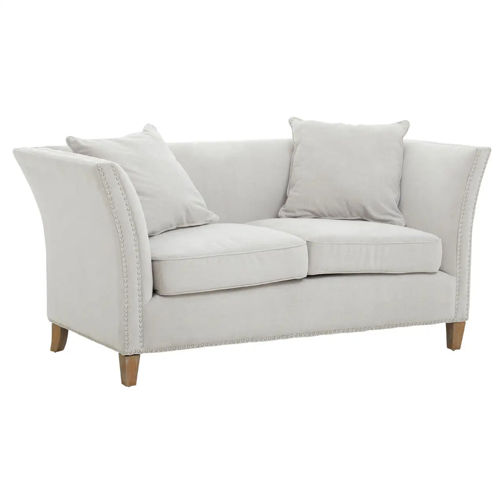 Sutton Two Seat Grey Fabric Sofa