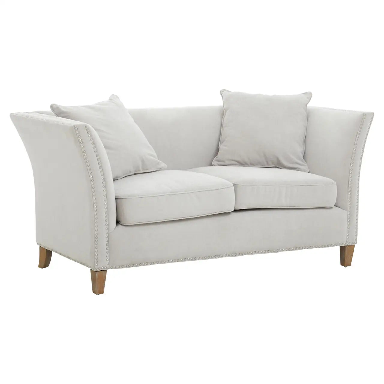 Sutton Two Seat Grey Fabric Sofa