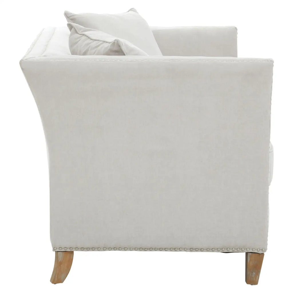 Sutton Two Seat Grey Fabric Sofa