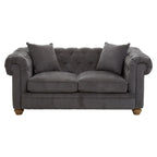 Spencer 2 Seat Grey Fabric Sofa