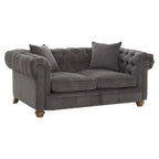 Spencer 2 Seat Grey Fabric Sofa