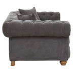 Spencer 2 Seat Grey Fabric Sofa