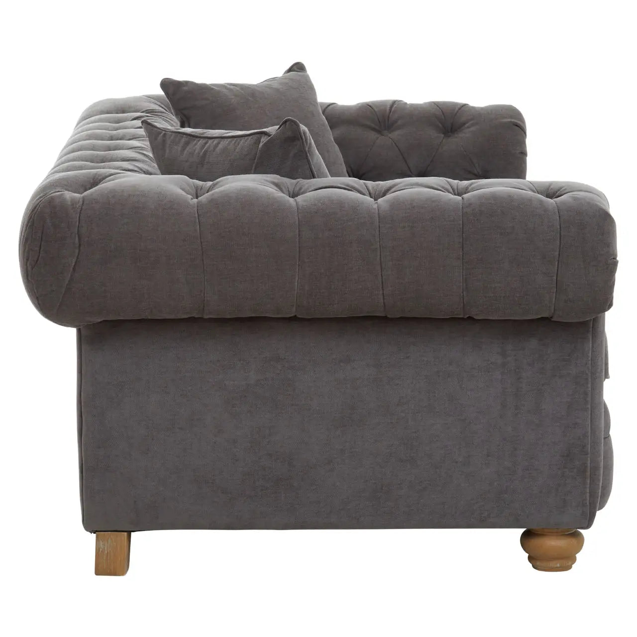 Spencer 2 Seat Grey Fabric Sofa