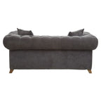 Spencer 2 Seat Grey Fabric Sofa