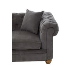 Spencer 2 Seat Grey Fabric Sofa
