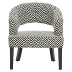 Regents Park Greek Key design Cutout Lounge Chair