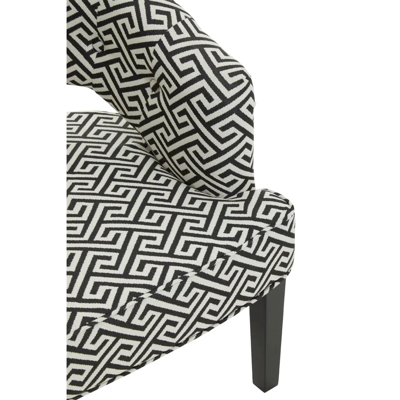 Regents Park Greek Key design Cutout Lounge Chair