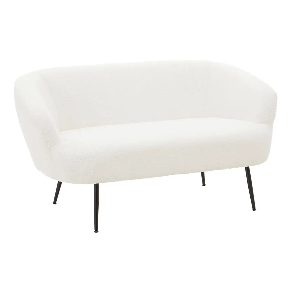 Yazmin Two Seat Sofa With Black Finish Legs