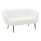 Yazmin Two Seat Sofa With Black Finish Legs