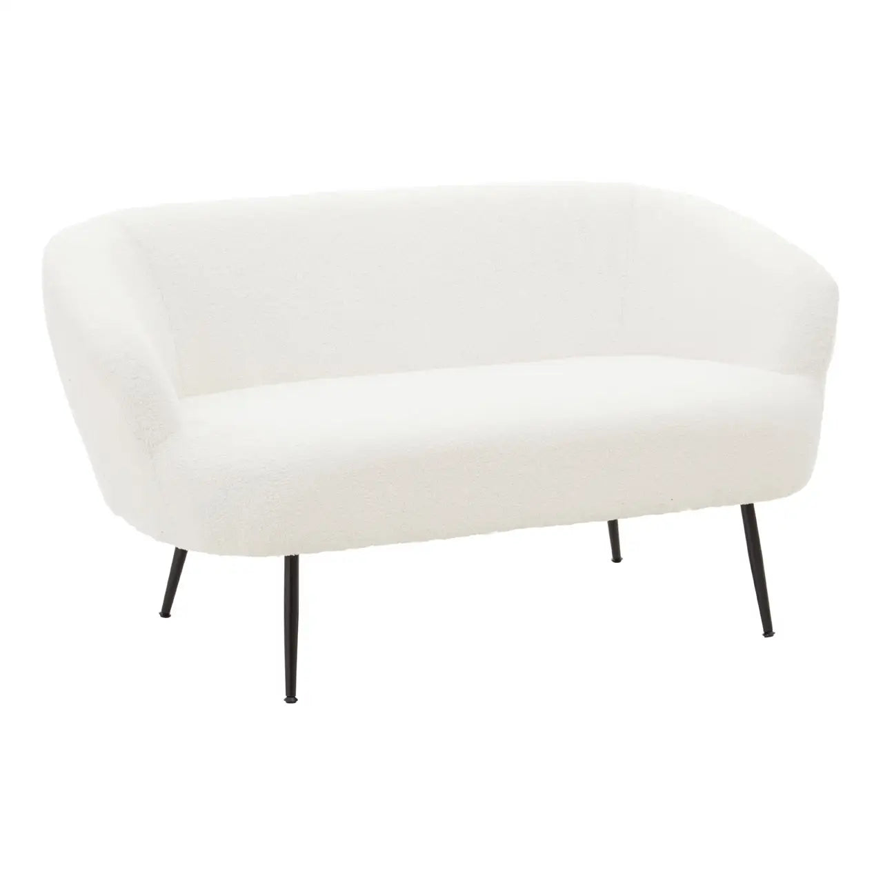 Yazmin Two Seat Sofa With Black Finish Legs