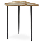 Simbolo Gold Top Side Table