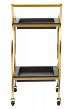 Cardoba Two Tier Black Serving Trolley